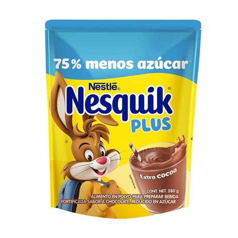 Alimento En Polvo Para Preparar Bebida Sabor A Chocolate Nesquik