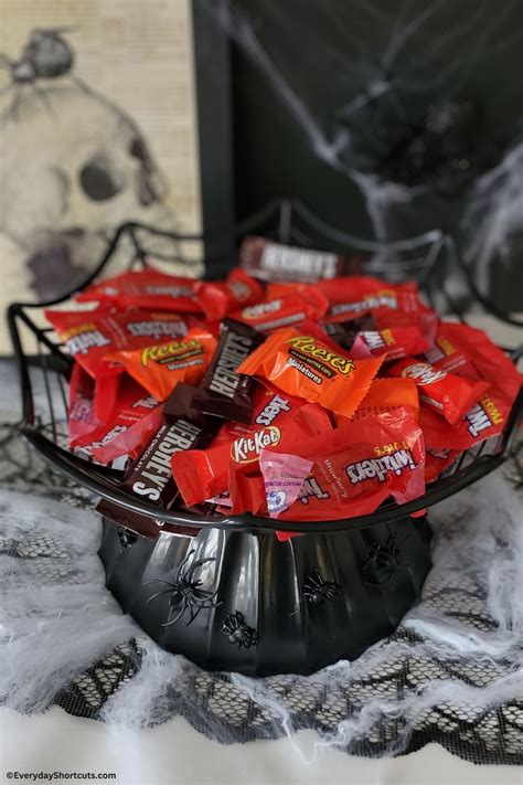 DIY Dollar Tree Halloween Candy Bowl - Everyday Shortcuts