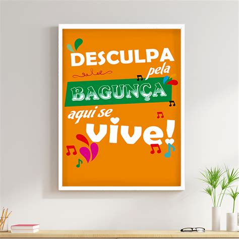 Placa Aqui Se Vive Placas Decorativas Ideais Para Deixar O Seu