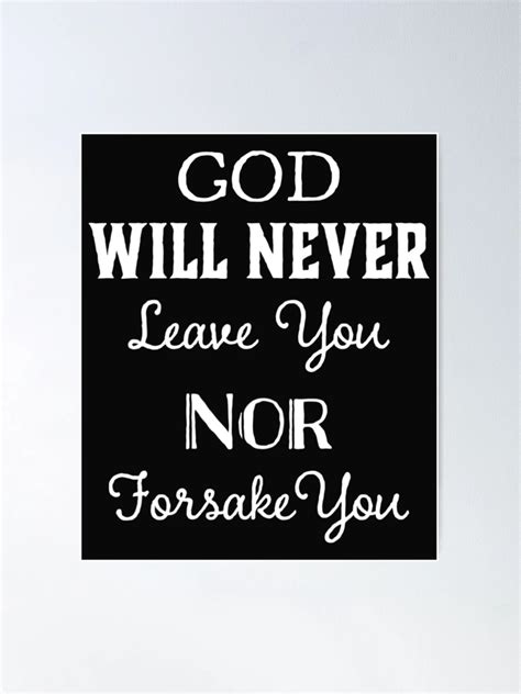 Scripture I Will Never Leave You Nor Forsake You Deals