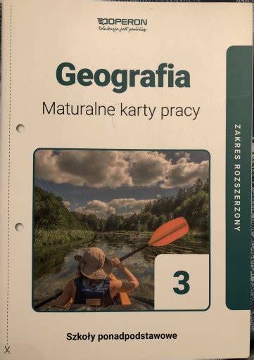 Maturalne Karty Pracy Cz Geografia Operon Krak W Kup Teraz