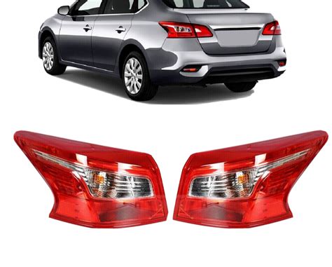 Pair Tail Light For Nissan Sentra 2016 2018 Leftright Side Rear Outer Lamp Usa Ebay