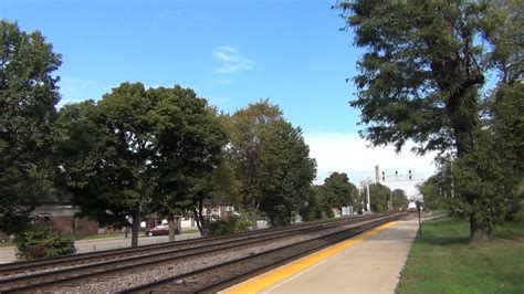 Amtrak 5 California Zephyr At Hinsdale IL YouTube