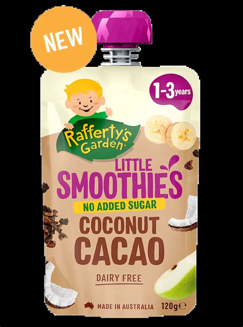 Coconut Cacao Smoothie For 1 3 Year Olds Raffertys Garden