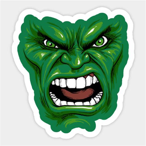 Hulk Angry Hulk Sticker Teepublic