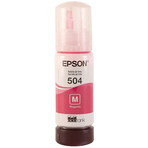 Garrafa Para Ecotank Magenta T T Br Epson Cx Un