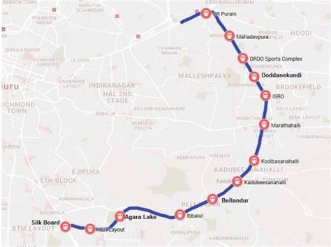 Bmrcl Reveals Silk Board Kr Puram Lines Detailed Project Report