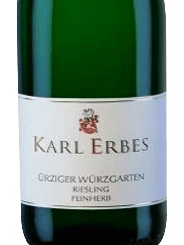 Karl Erbes Rziger W Rzgarten Riesling Feinherb Vivino Canada