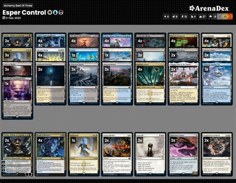 Esper Control ArenaDex