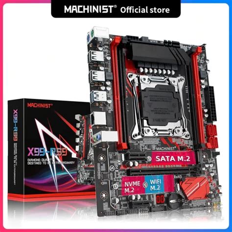 CARTE MÈRE LGA 2011 3 SATA PCI E Machiniste X99 2 Fente Soutien Xeon