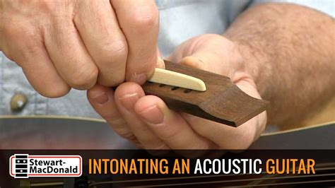 How To Install A Guitar Bridge Saddle Mozart Project