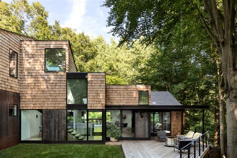 Colleen Healey Clads Renovated Maryland Home In Corten Steel And Cedar