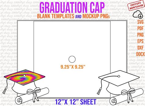 Computer Software Computer System Hat Template Templates Graduation Cap Toppers Star Work