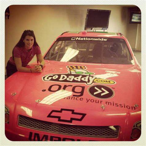 Photo: Danica Patrick driving Pink Car for Breast Cancer | Tireball ...