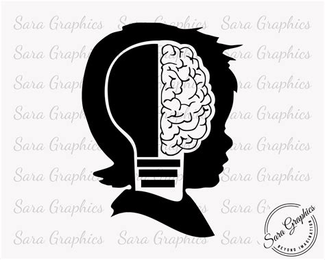 Child Brain Silhouette