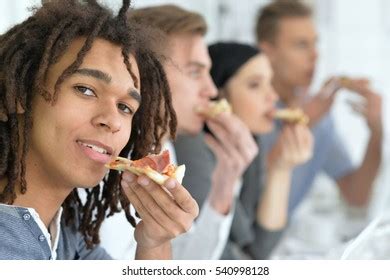 People Eating Pizza Stock Photo 540998128 | Shutterstock