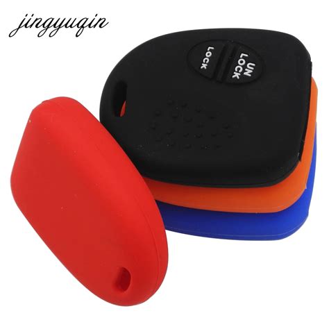 Jingyuqin 30 pçs lote Silicone Tampa Da Chave Do Carro Caso FOB Para