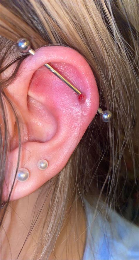 How Do I Heal My Industrial Bump R Piercing