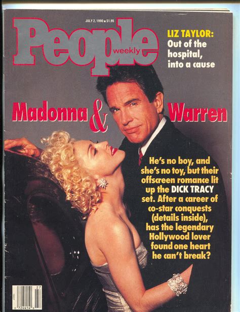 People-Warren Beatty-Madonna-Dick Tracy-7/2/1980: (1980) Magazine ...