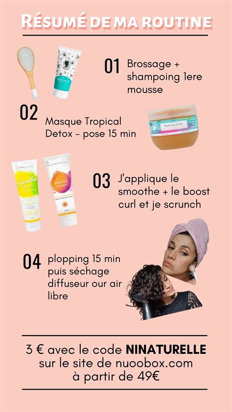 Ma Routine Cheveux Boucl S Avec Des Produits Naturels En Routine