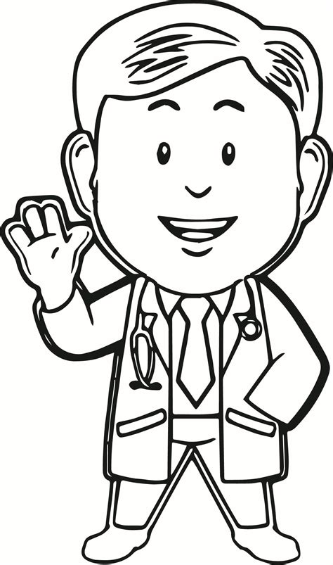 Doctor Clipart Black And White | Free download on ClipArtMag