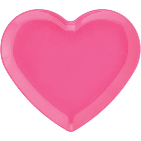 Destination Holiday Valentine's Day Heart Plastic Plate - Purple - Shop