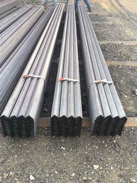 Mild Steel L Shaped MS Angle Thickness 5 To 10 Mm For Construction