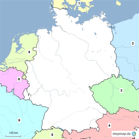 Nachbarl Nder Deutschland Diagram Quizlet