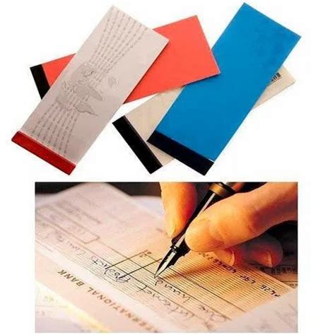 Cheque Book Printing in Mumbai | ID: 21782621348