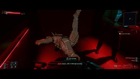 Cyberpunk 2077 Elevator And Arasaka Officer Bug In The Heist Main