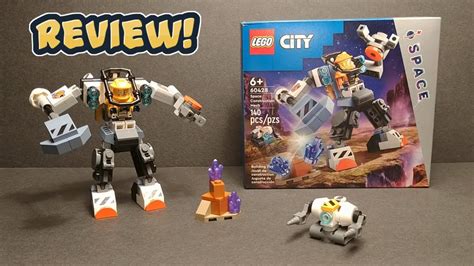 Lego City 60428 Space Construction Mech Review Youtube