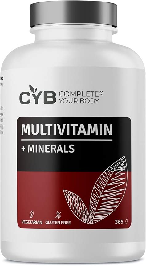 CYB Multivitamines et Minéraux 365 Comprimés 1 An d