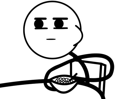 Cereal Guy Meme PNG Clipart Background PNG Play