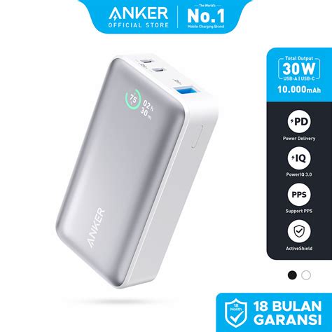 Powerbank Anker 533 Powercore 30W 10000 MAh PD A1256 Lazada Indonesia