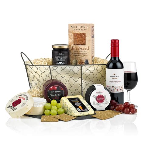 Cheese & Wine Basket | Virginia Hayward