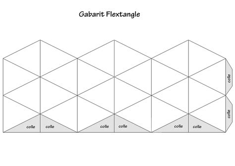 Flextangle Ou Kaléidocycle Desenho Tecnologia Na Educação Molde