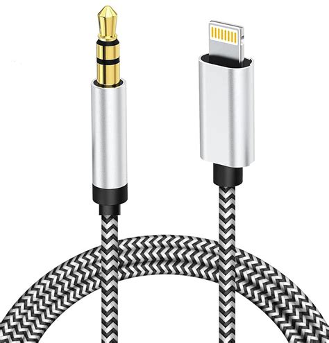 [apple Mfi Certified] Iphone Aux Cord For Car Stereo Lightning To 3 5mm Audio Cable Compatible