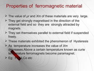 Properties of Magnetism | PPT