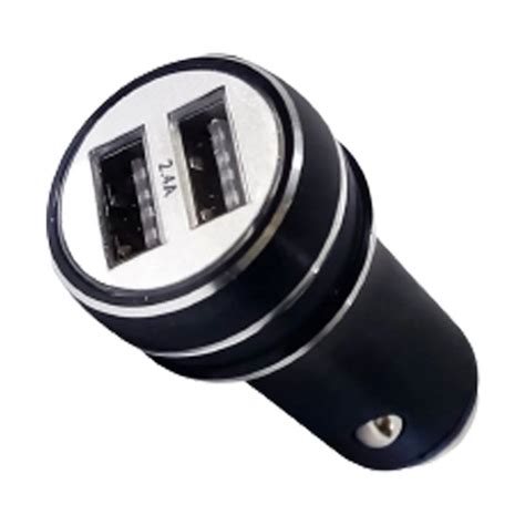 Carregador Veicular R Pido Turbo A Usb Sa Das Preto