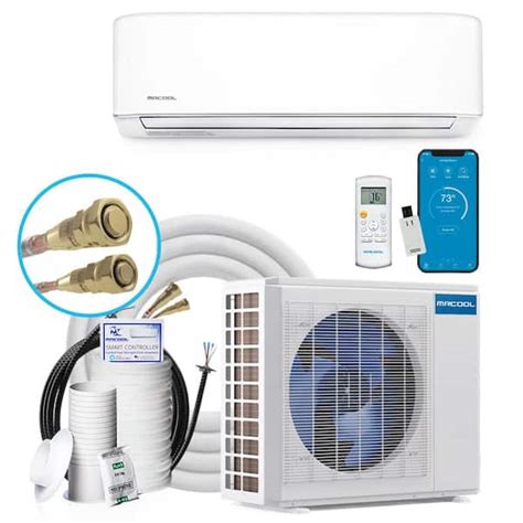 Mrcool Diy 18 000 Btu 1 5 Ton 1 Zone 22 Seer Ductless Mini Split Ac And