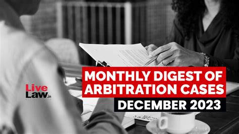 Arbitration Monthly Round Up December