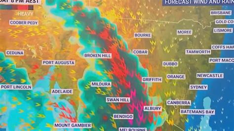 Nsw Vic Qld Wa Weather Rain Hail Storms To Hit Most Of Australia Au — Australia