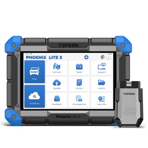 Topdon Phoenix Lite2 Diagnostic Scanner Car Van Truck