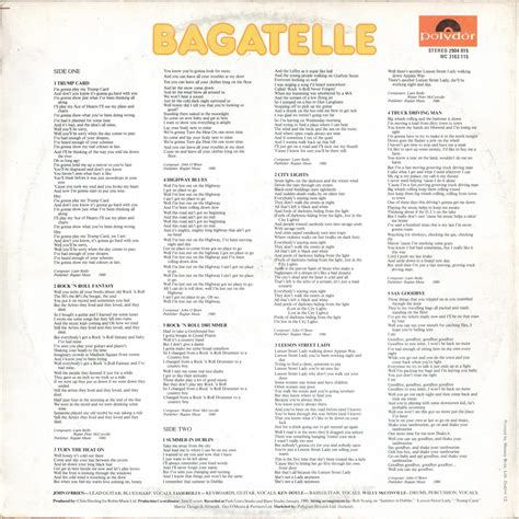 Bagatelle: Bagatelle