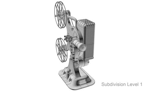 Vintage Movie Projector 3d Model Turbosquid 2145020