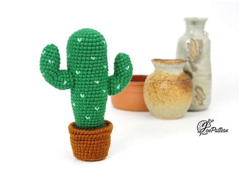 Desert Cactus Crochet Pattern For Beginners By Jen Pattern Crochet