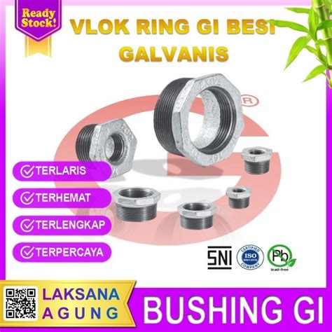 Jual Vlok Ring Besi X In Galvanis Merk G Brand Bushing