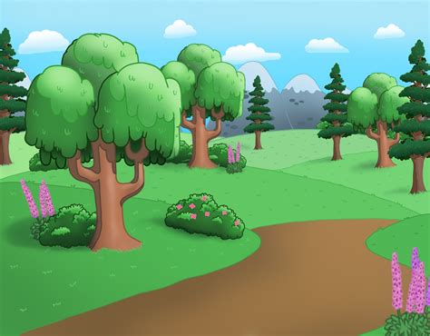 Artstation Cartoon Background Environment