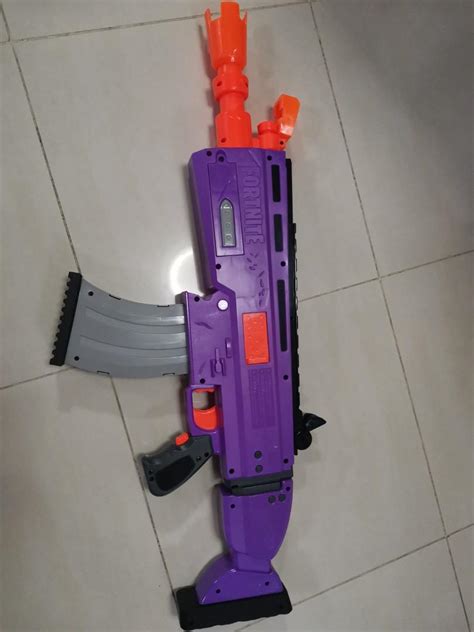 Nerf gun fortnite scar, Hobbies & Toys, Toys & Games on Carousell