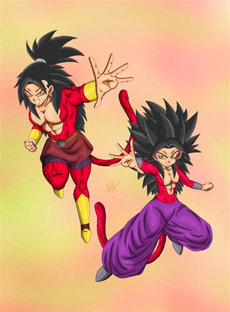 Caulifla And Kale Dragon Ball Super Ssj4 Progress By Brandonkuhn24469